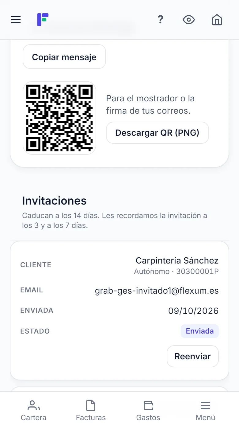 Captar clientes: enlace personal, WhatsApp y QR